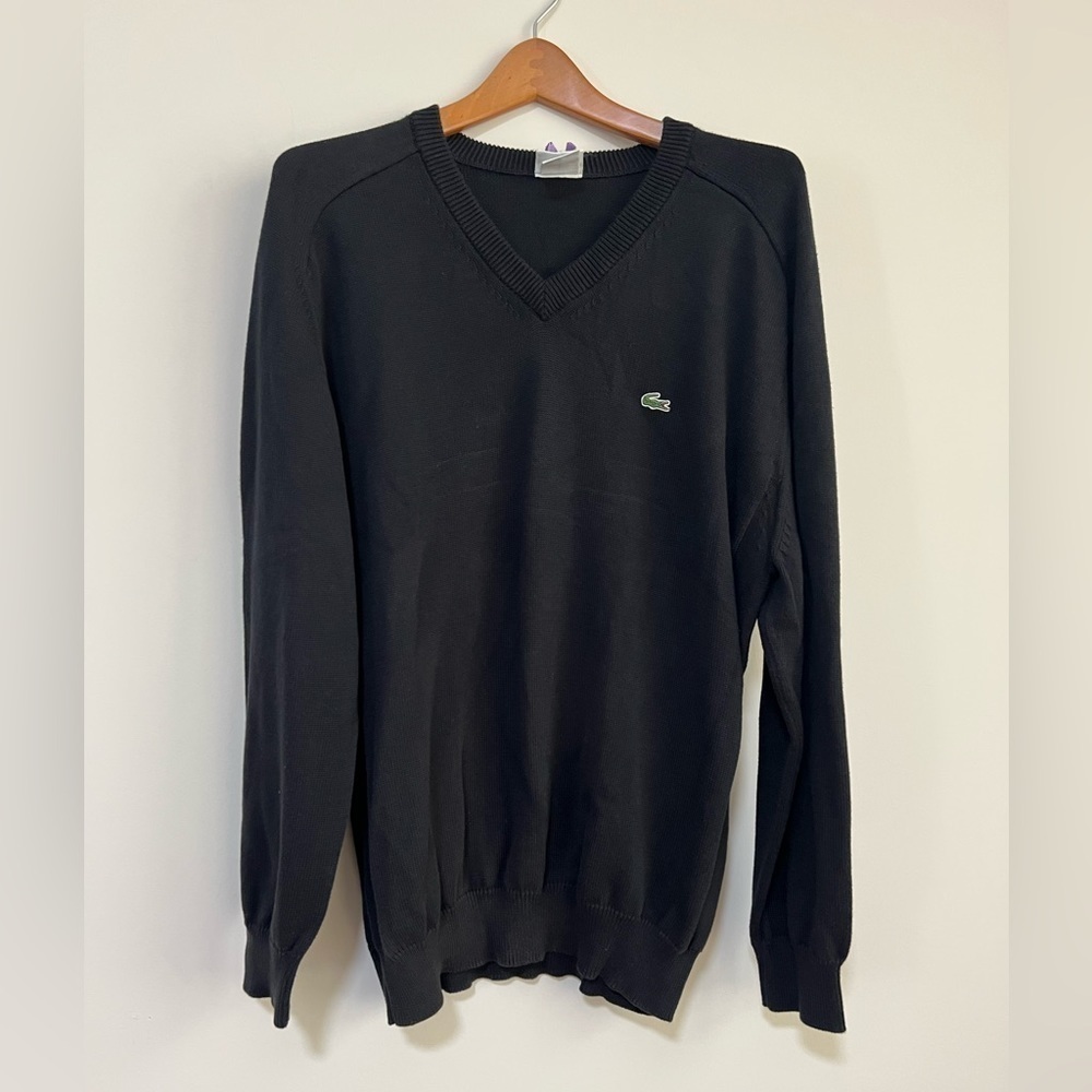 Lacoste Men’s V Neck Sweater. Size XL. Pristine Condition.